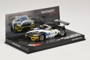 BMW Z4 GT3 Need for Speed Team #4 Hartung / Viebahn 24 Hours of Nürburgring 2011 Minichamps 1:43 437112904 Pressofusione — immagine 2 di 5