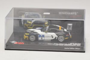 BMW Z4 GT3 Need for Speed Team #4 Hartung / Viebahn 24 Hours of Nürburgring 2011 Minichamps 1:43 437112904 Pressofusione — immagine 4 di 5