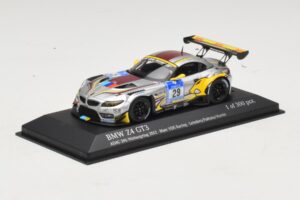 BMW Z4 GT3 VDS Racing #29 B. Leinders / M. Palttala 24 Hours of Nurburgring 2012 Minichamps 1:43 437122929 Pressofusione — immagine 2 di 4