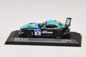 BMW Z4 GT3 Vita4One #18 Goransson / Klingmann 24 Hours of Nürburgring 2012 Minichamps 1:43 437122918 Pressofusione