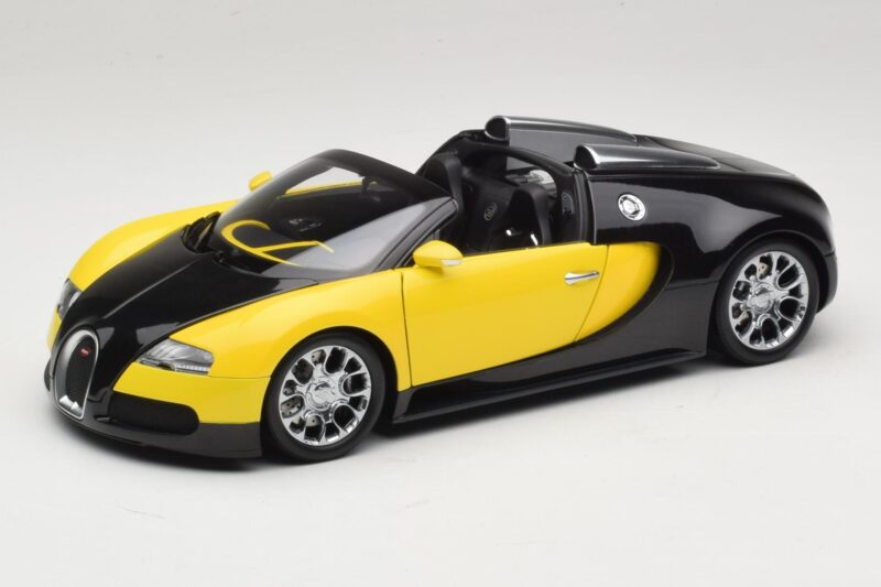 Bugatti Veyron Grand Sport Black Lemon Minichamps 1:18 100110831 Pressofusione