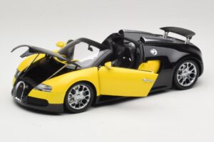 Bugatti Veyron Grand Sport Black Lemon Minichamps 1:18 100110831 Pressofusione — immagine 2 di 8