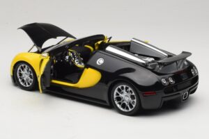 Bugatti Veyron Grand Sport Black Lemon Minichamps 1:18 100110831 Pressofusione — immagine 5 di 8