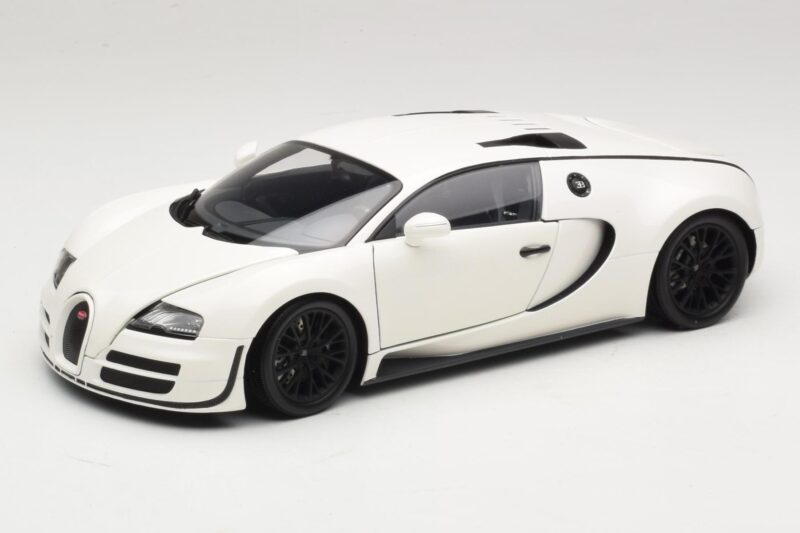 Bugatti Veyron Super Sport Bianco Minichamps 1:18 100110844 Pressofusione