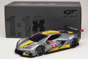 Chevrolet Corvette C8.R Grigio GT Spirit 1:18 GT307 Resina — immagine 6 di 6