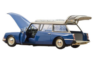 Citroën DS 21 Break Danube Blue Norev 1:18 181772 Pressofusione — immagine 2 di 4