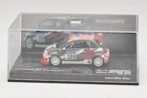 Fiat 500 Abarth Assetto Corse #399 Autohaus Winz VLN 2010 Minichamps 1:43 437101299 Pressofusione — immagine 4 di 5