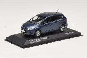 Ford C-Max Compact Blu Metallizzato Minichamps 1:43 400089001 Pressofusione — immagine 2 di 4