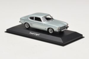 Ford Capri I Azzurro Metallizzato Maxichamps 1:43 940085501 Pressofusione — immagine 3 di 4