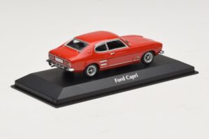 Ford Capri I Rosso Maxichamps 1:43 940085500 Pressofusione — immagine 2 di 4