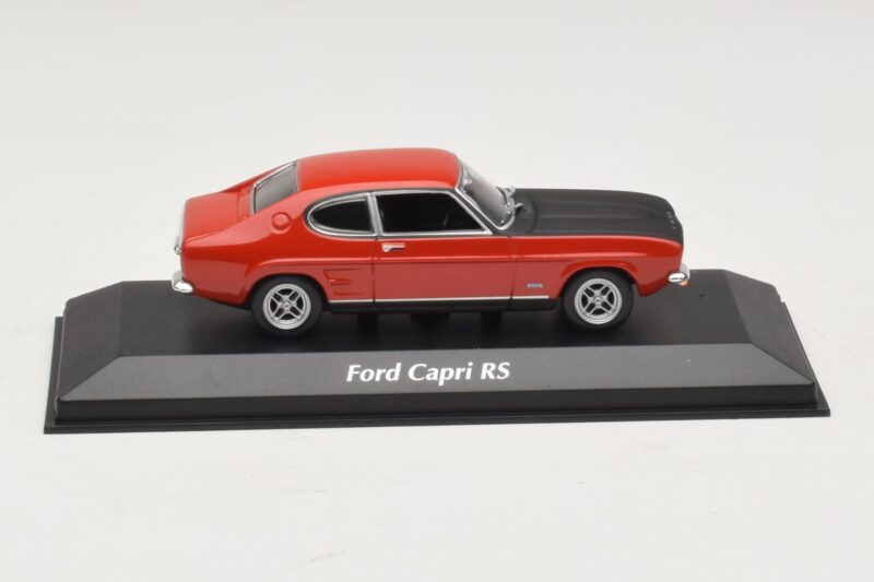 Ford Capri I Rosso Con Cofano Nero Maxichamps 1:43 940085801 Pressofusione