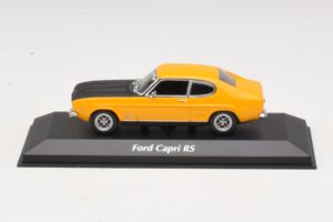 Ford Capri Mk1 RS Giallo con Cofano Nero Maxichamps 1:43 940085800 Pressofusione
