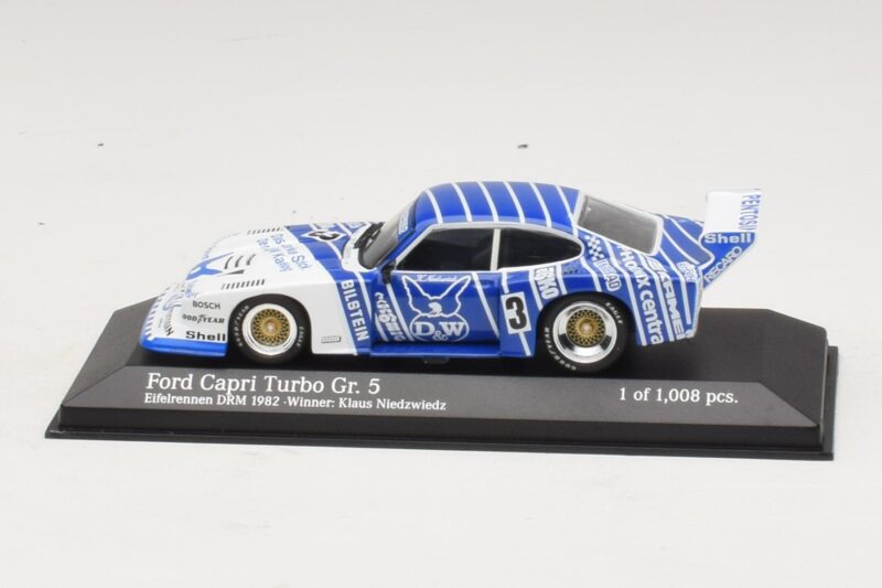 Ford Capri Turbo Gr.5 Zakspeed #3 K. Niedzwiedz Eifelrennen DRM 1982 Minichamps 1:43 430828503 Pressofusione