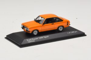 Ford Escort 1600 Sport Mk2 Arancione Minichamps 1:43 400084471 Pressofusione — immagine 2 di 4