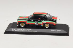 Ford Escort Mk2 RS1800 #30 H. Heyer Class Winner DRM Mainz-Finthen 1976 Minichamps 1:43 400768430 Pressofusione