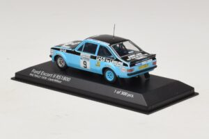 Ford Escort Mk2 RS1800 #9 R. Clark / Wilson RAC Rally 1978 Minichamps 1:43 400788409 Pressofusione — immagine 3 di 4