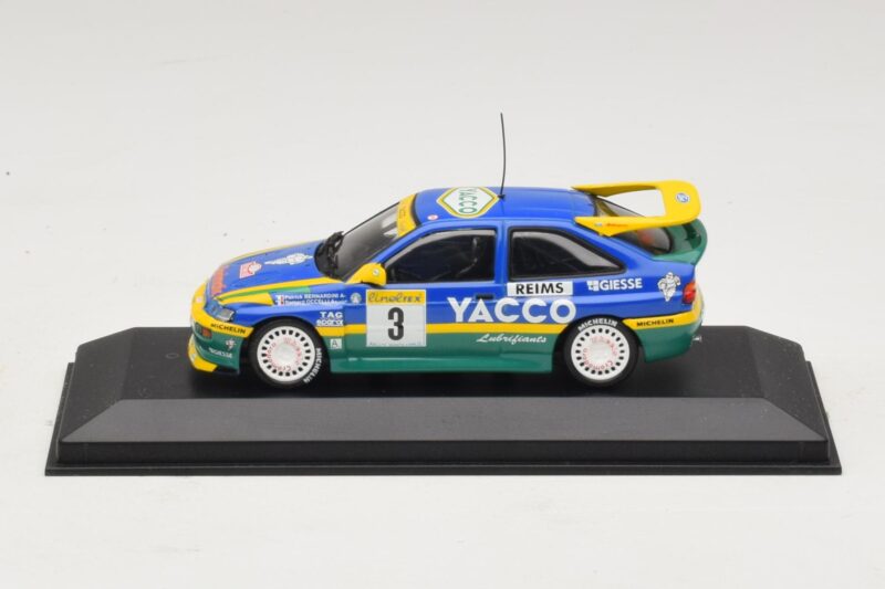 Ford Escort RS #3 Bernardini / Occelli Rally Monte Carlo Winner 1996 Minichamps 1:43 430968203 Pressofusione