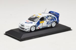 Ford Escort WRC #7 J. Kankkunen / J. Repo Rally Monte Carlo 1998 Minichamps 1:43 430988707 Pressofusione — immagine 2 di 4