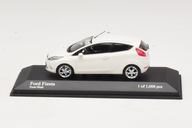 Ford Fiesta Mk6 Bianco Minichamps 1:43 400088002 Pressofusione