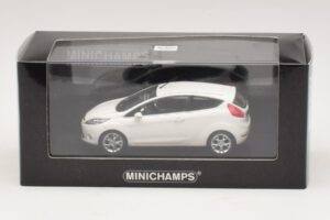 Ford Fiesta Mk6 Bianco Minichamps 1:43 400088002 Pressofusione — immagine 4 di 4