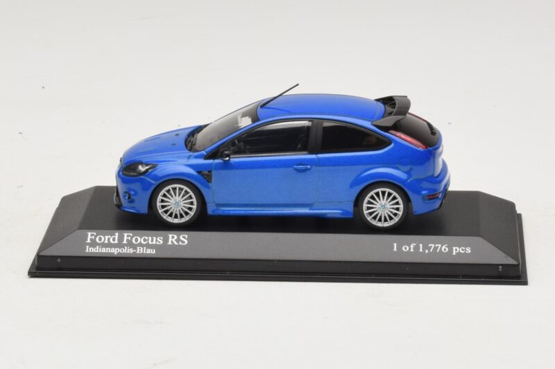 Ford Focus RS Mk2 Blu Metallizzato Minichamps 1:43 400088101 Pressofusione