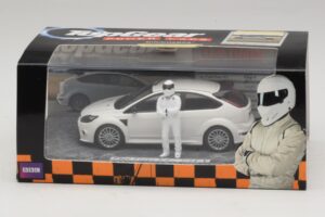 Ford Focus RS Mk2 Top Gear Bianco Con Figurina Minichamps 1:43 519438810 Pressofusione — immagine 5 di 5