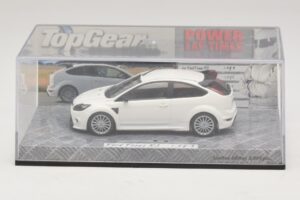 Ford Focus RS Mk2 Top Gear Bianco Senza Figurina Minichamps 1:43 519438810-R1 Pressofusione — immagine 4 di 5