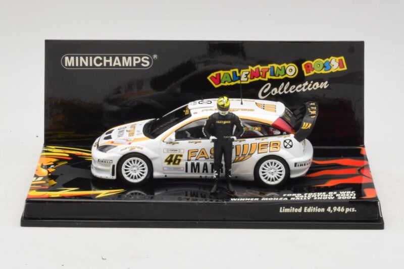 Ford Focus RS WRC #46 V. Rossi / C. Cassina Monza Rally Show 2006 Minichamps 1:43 Ford Focus RS WRC #46 V. Rossi / C. Cassina Monza Rally Show 2006 Minichamps 1:43 436068446 Pressofusione