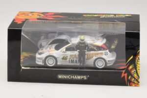 Ford Focus RS WRC #46 V. Rossi / C. Cassina Monza Rally Show 2006 Minichamps 1:43 436068446 Pressofusione — immagine 4 di 5