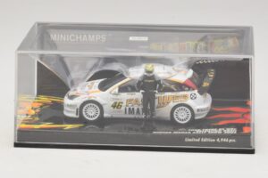 Ford Focus RS WRC #46 V. Rossi / C. Cassina Monza Rally Show 2006 Minichamps 1:43 436068446 Pressofusione — immagine 5 di 5