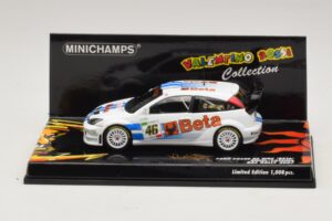 Ford Focus RS WRC #46 V. Rossi / C. Cassina RAC Rally 2007 Minichamps 1:43 400078446 Pressofusione