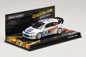Ford Focus RS WRC #46 V. Rossi / C. Cassina RAC Rally 2007 Minichamps 1:43 400078446 Pressofusione — immagine 2 di 5