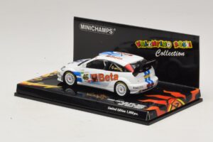 Ford Focus RS WRC #46 V. Rossi / C. Cassina RAC Rally 2007 Minichamps 1:43 400078446 Pressofusione — immagine 3 di 5