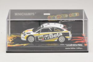 Ford Focus RS WRC #46 V. Rossi / C. Cassina Monza Rally Show 2008 Minichamps 1:43 400088946 Pressofusione — immagine 4 di 5