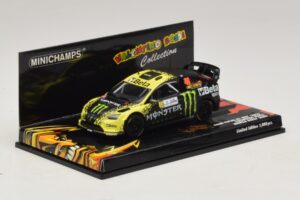 Ford Focus RS WRC #46 V. Rossi / C. Cassina Monza Rally Show 2009 Minichamps 1:43 400098946 Pressofusione — immagine 2 di 5