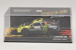 Ford Focus RS WRC #46 V. Rossi / C. Cassina Monza Rally Show 2009 Minichamps 1:43 400098946 Pressofusione — immagine 4 di 5