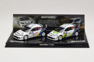 Ford Focus RS WRC Rally Mexico 2004 Set Minichamps 1:43 402048376 Pressofusione