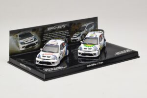 Ford Focus RS WRC Rally Mexico 2004 Set Minichamps 1:43 402048376 Pressofusione — immagine 2 di 5