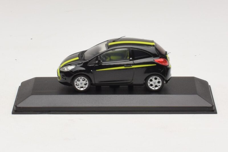 Ford Ka Mk2 Nero Giallo Minichamps 1:43 400088200 Pressofusione