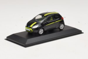 Ford Ka Mk2 Nero Giallo Minichamps 1:43 400088200 Pressofusione — immagine 3 di 5