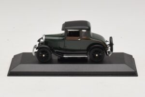 Ford Model A Standard Coupe Verde Scuro Minichamps 1:43 400082101 Pressofusione