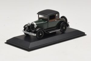 Ford Model A Standard Coupe Verde Scuro Minichamps 1:43 400082101 Pressofusione — immagine 2 di 4
