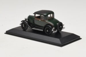 Ford Model A Standard Coupe Verde Scuro Minichamps 1:43 400082101 Pressofusione — immagine 3 di 4