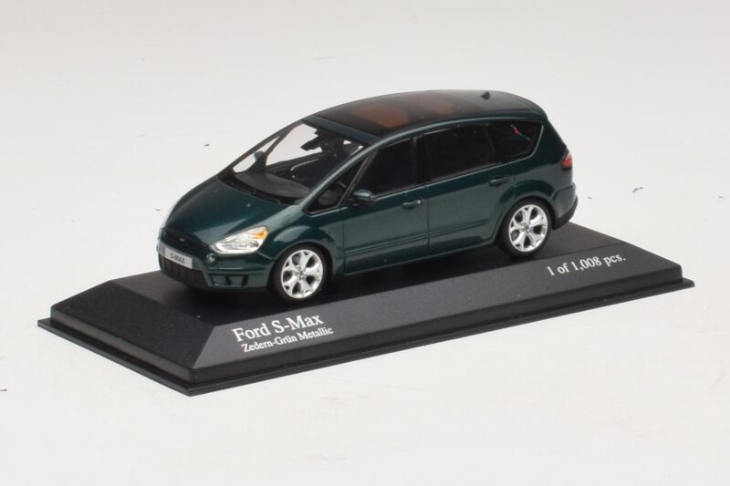 Ford S-Max Verde Metallizzato Minichamps 1:43 400085401 Pressofusione