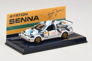 Ford Sierra RS Cosworth #1 A. Senna Rally Test 1986 Minichamps 1:43 540864399 Pressofusione — immagine 2 di 4