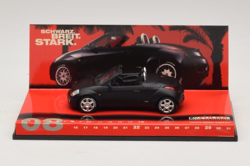 Ford StreetKa Fulda Nero Opaco Minichamps 1:43 436086432 Pressofusione