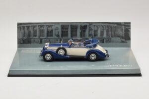 Horch 853 Cabriolet Blu Minichamps 1:43 436012032 Pressofusione