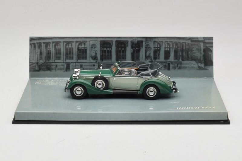 Horch 853 Cabriolet Verde Minichamps 1:43 436012034 Pressofusione