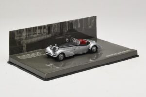 Horch 855 Special Roadster Argento Nero Minichamps 1:43 436014204 Pressofusione — immagine 2 di 5