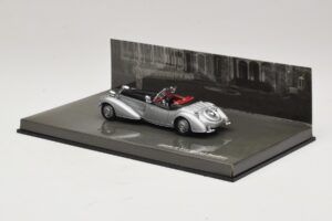 Horch 855 Special Roadster Argento Nero Minichamps 1:43 436014204 Pressofusione — immagine 3 di 5